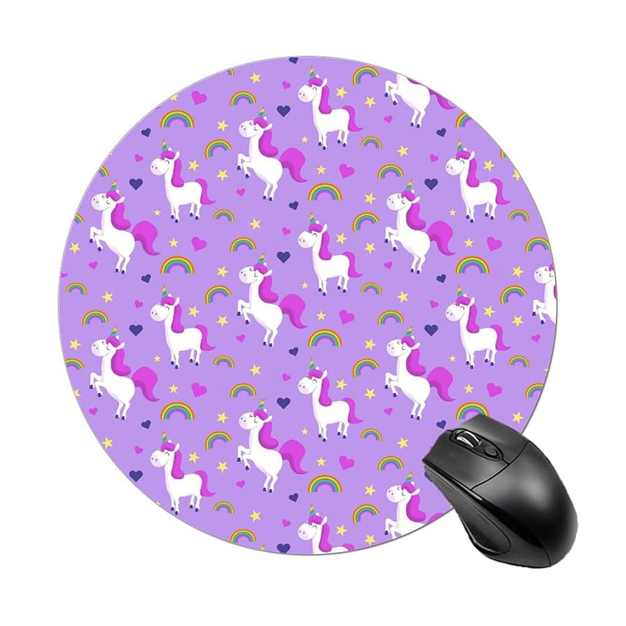 Amazon.co.jp: マウスパッド ユニコーン 紫 かわいい